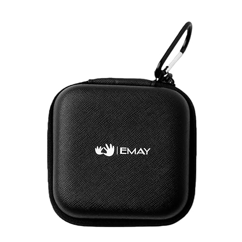 Funda rígida para oxímetros EMAY | Compatible con EMO-60, EMO-80, EMO-90 | Funda protectora y de transporte para oxímetros de pulso Bluetooth EMAY