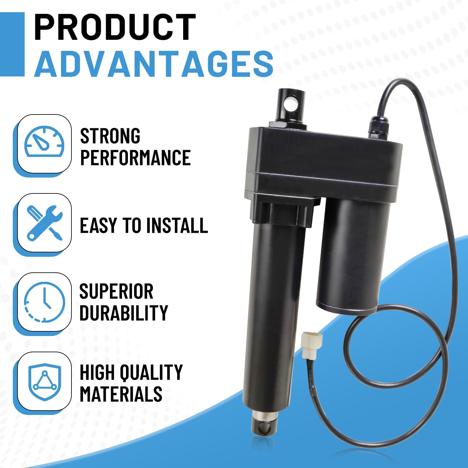BM20701 Upgraded 12V Electric Cargo Box Power Lift Kit Actuator Compatible with John Deere Gator 4X2 6X4 Trail Worksite TH TS TX Replaces AM133408 AM131228 BM23765 BM21468 BM22870