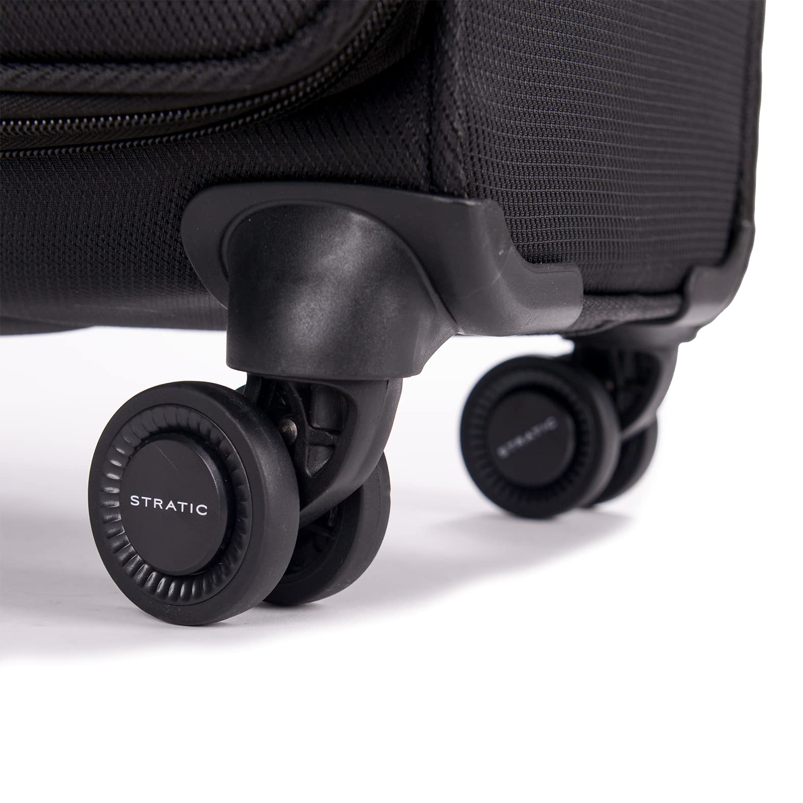 Stratic Light + Koffer Weichschale Reisekoffer Trolley Rollkoffer Handgepäck, TSA Kofferschloss, 4 Rollen, Erweiterbar