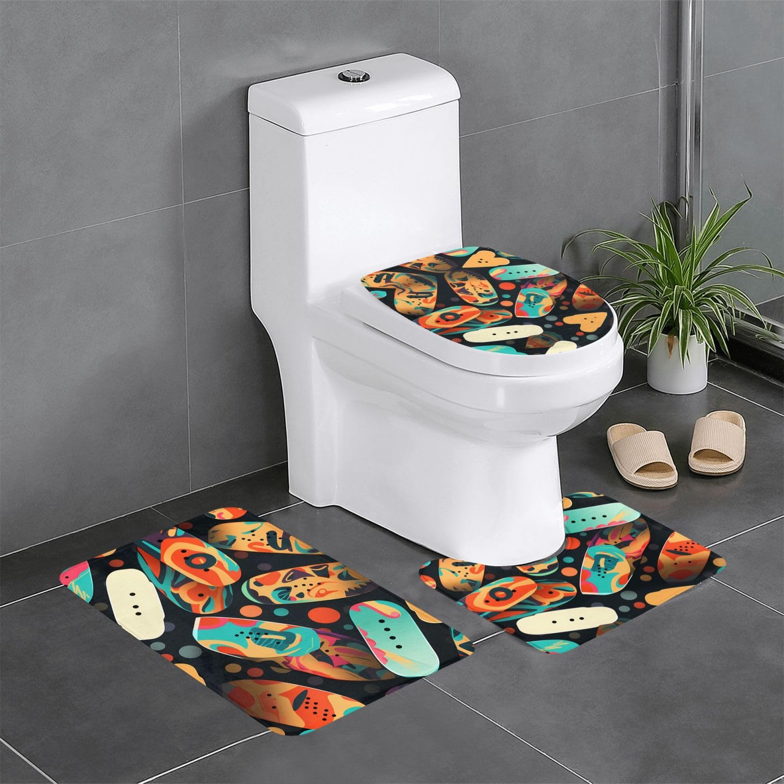 Tapis de bain antidérapant WHJDPP pour éviter les glissades