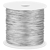 Vista 7 de Cridoz - Alambre de acero inoxidable de calibre 18 para hacer joyas, alambre de 1mm para envoltura de cierre