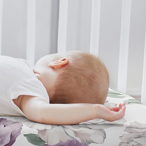 Miniatura 9 de Sweet Jojo Designs Rosa rubor Boho Shabby Chic Floral Girl Sábana bajera para cuna para bebé niño cama cuarto cuarto foto Op marfil bohemio vintage