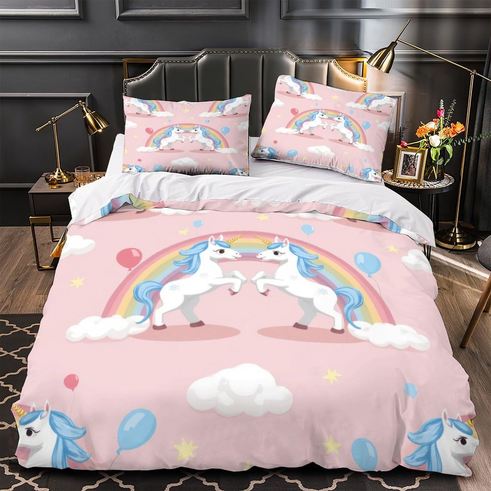 Housse de couette requins 3D microfibre de qualité supérieure lit 220x240cm