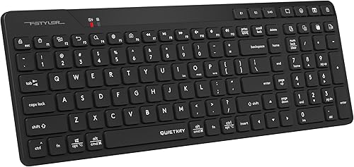 A4tech Clavier Bluetooth et rechargeable 2,4 G (FBK27C AS) – Double connectivité
