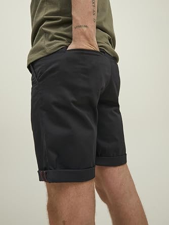 JACK & JONES Mens Jpstbowie Jjshorts Solid Sn