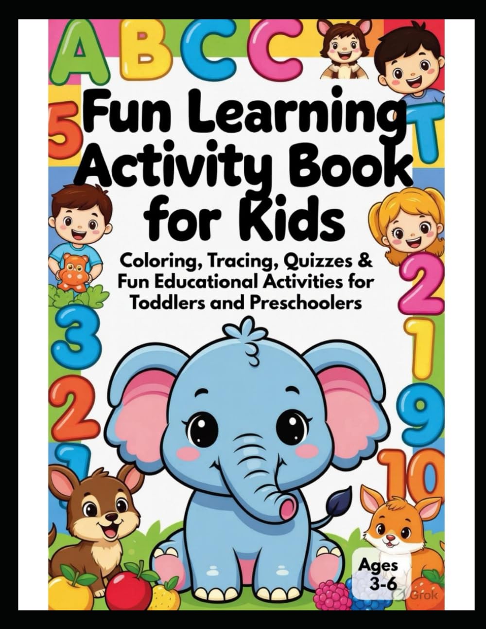 Fun Learning Activity Book for Kids