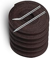 Vista 11 de Softball Baseball Glove Lace, Mitt Lace Repair Kit Includes 2 Leather Laces and Lacing Needle for Catcher's Glove