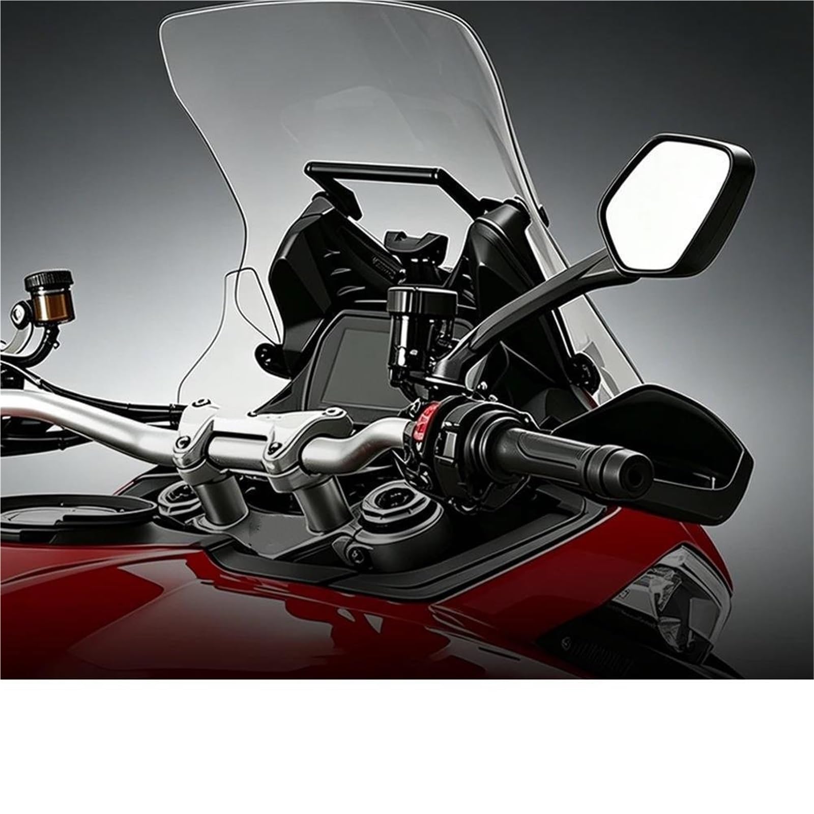 Supporto Per Navigatore GPS Da Moto Per DUCATI MULTISTRADA V2 / S 2025 2026+, Da Fissare Al Parabrezza. GPS telefono Navigatore Staffa