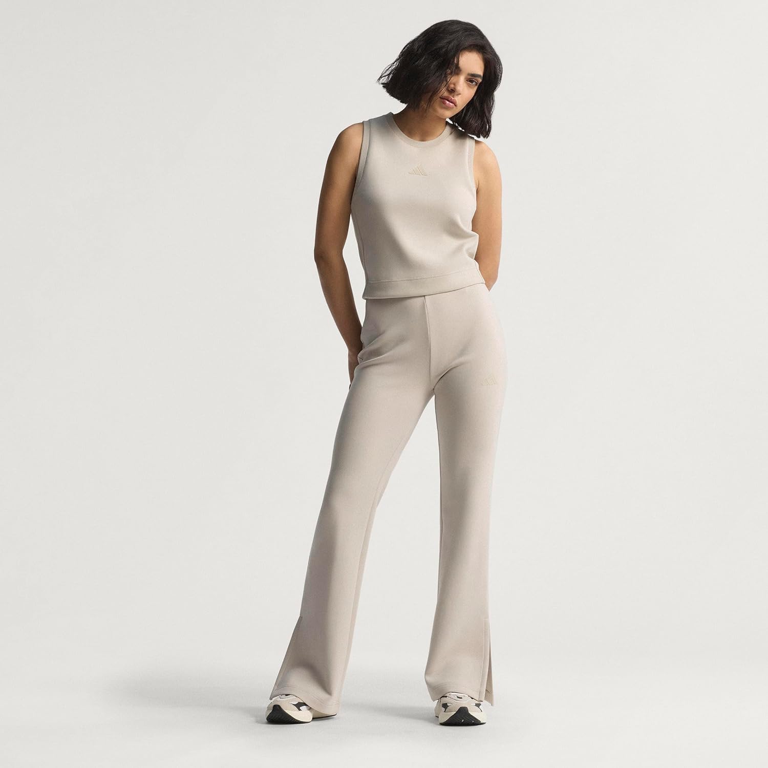 Adidas Womens All Szn Soft Lux Flared Pants - Image 4