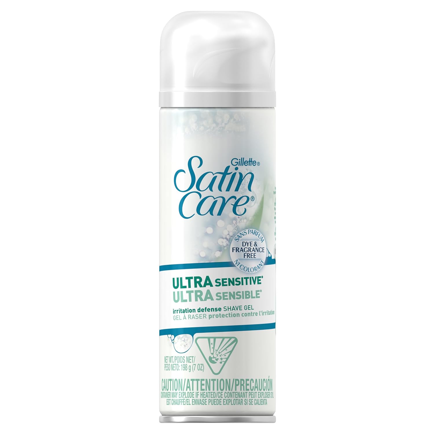 Gillette Satin Care Shave Gel – Ultra Sensitive Formula