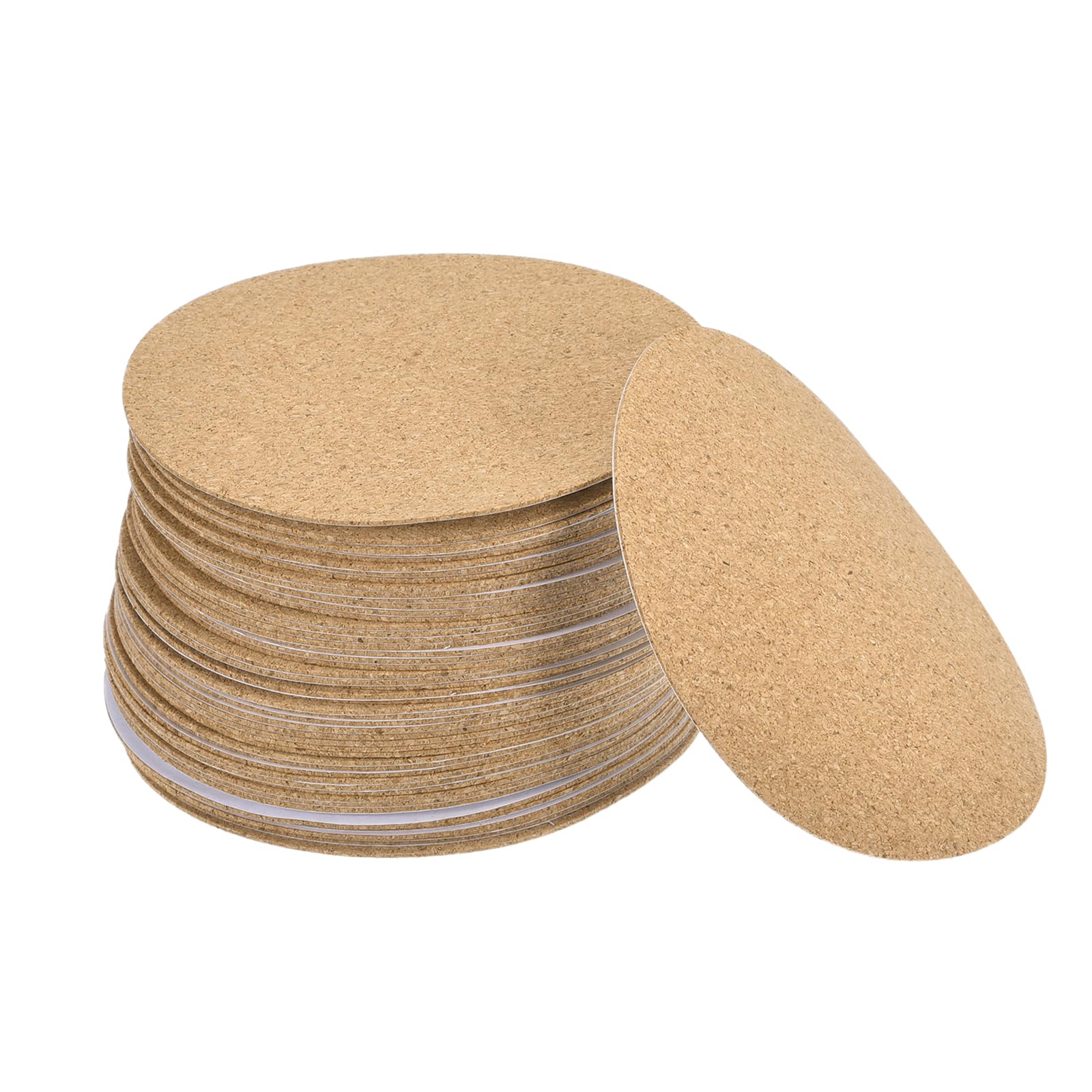 Dessous de verre ronds en liège uxcell 100 mm pour protection de table lot de 50