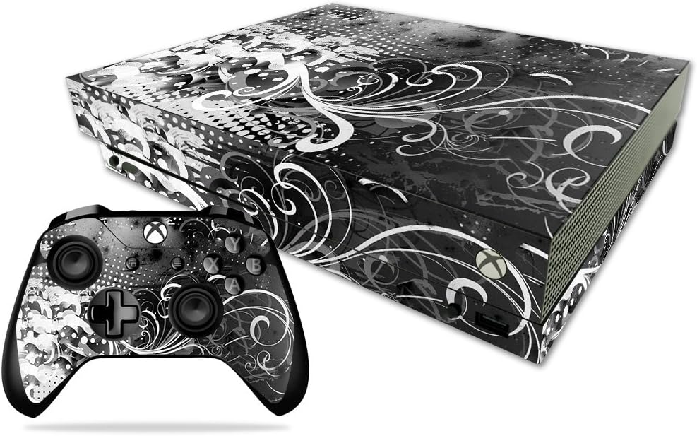 MightySkins Skin Compatible with Microsoft Xbox One X - Awesome 80s | Protective, Durable, and Unique Vinyl Decal wrap Cover | Easy to Apply, Remove, and Change Styles | Made in The USA