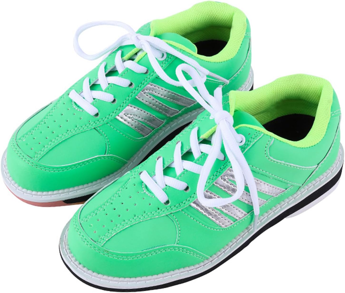 JiuQing Women's Bowling Shoes Breathable Sliding Sole Indoor Training Shoes