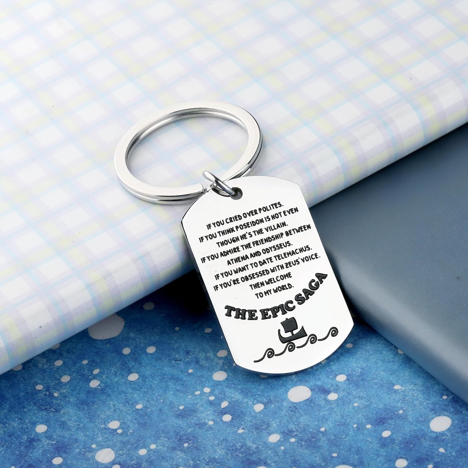 FAADBUK Odysseas Inspired Gift Musical Lover Gift Odysseas Musical Keychain for Musicals Fan