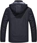 Zoofly Mountain Ski Veste imperméable à l'eau Snow Manteau chaud hiver imperméable à l'eau à capuchon pour homme
