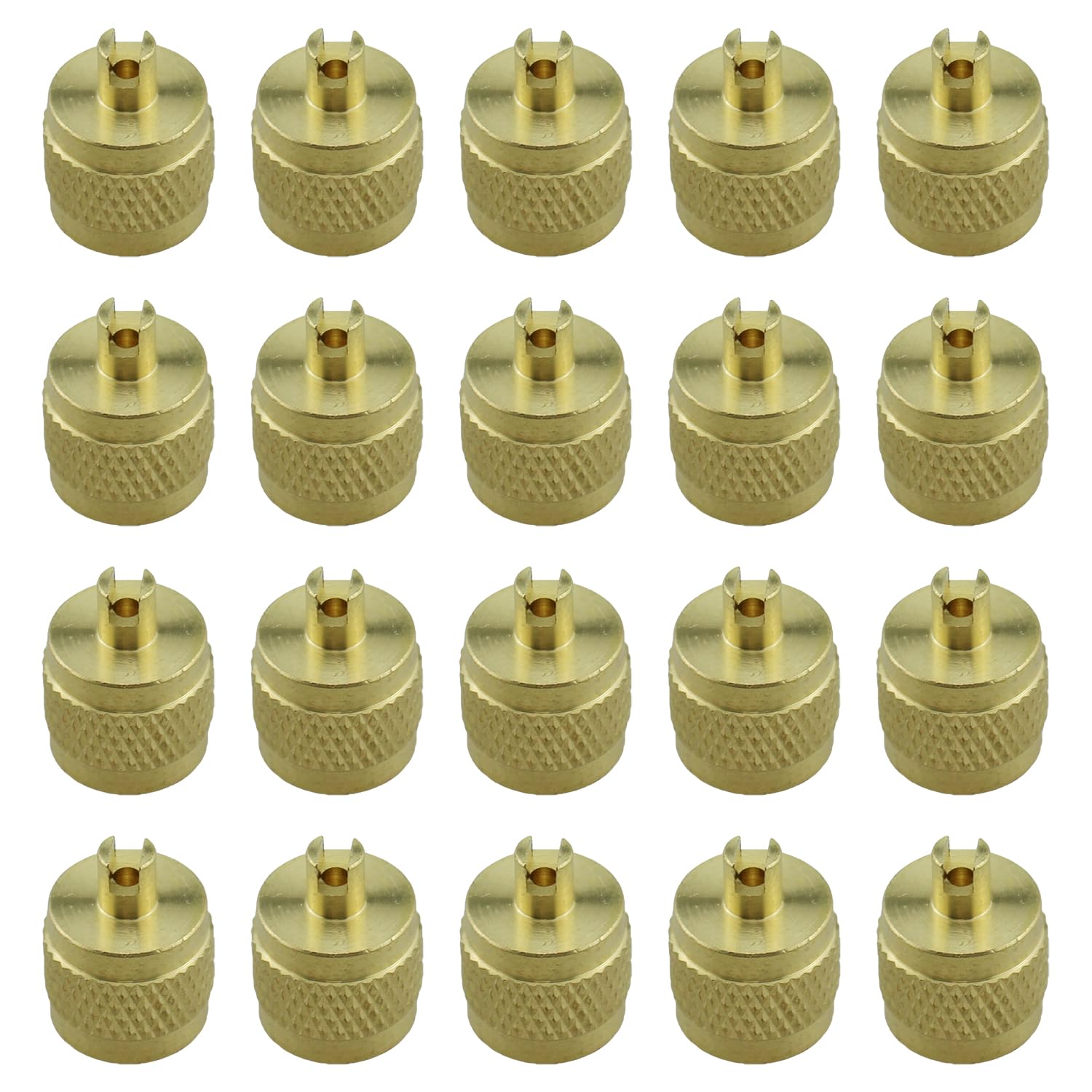 Bouchon de valve de service de réfrigération anti-fuite 6,35mm