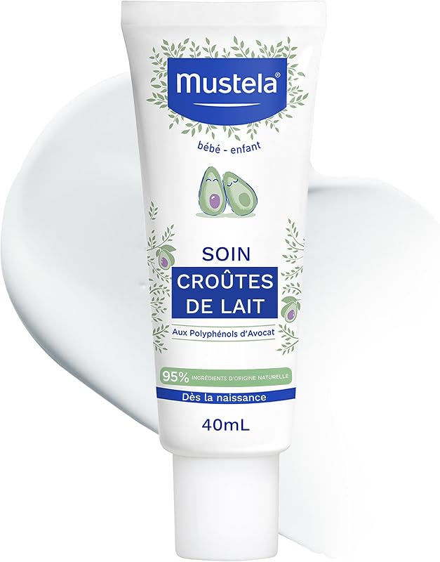 Dites adieu aux croûtes de lait de bébé avec le soin apaisant et préventif Mustela ! Formulé avec 95% d'ingrédients d'or