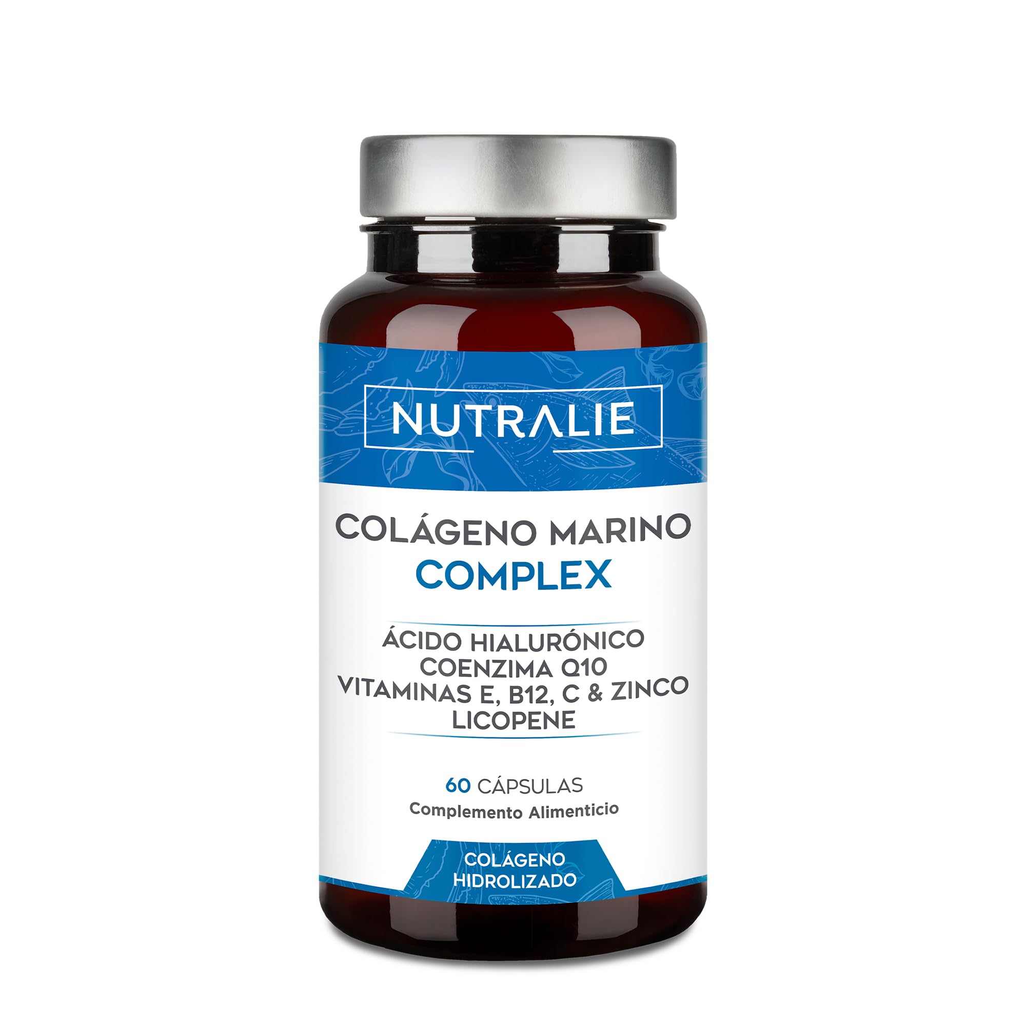 Colágeno Ácido Hialurónico - Hidrolizado + Biotina + Q10 - Piel Cartílago - Vit C D B12 y Zinc - Collagen Complex - 60 Cápsulas Nutralie — view 7