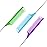 Rat Tail Teasing Combs Set: 3 Long Steel Pin Combs for Parting Hair - Salon Styling Combs for Women (Purple, Green, Blue)