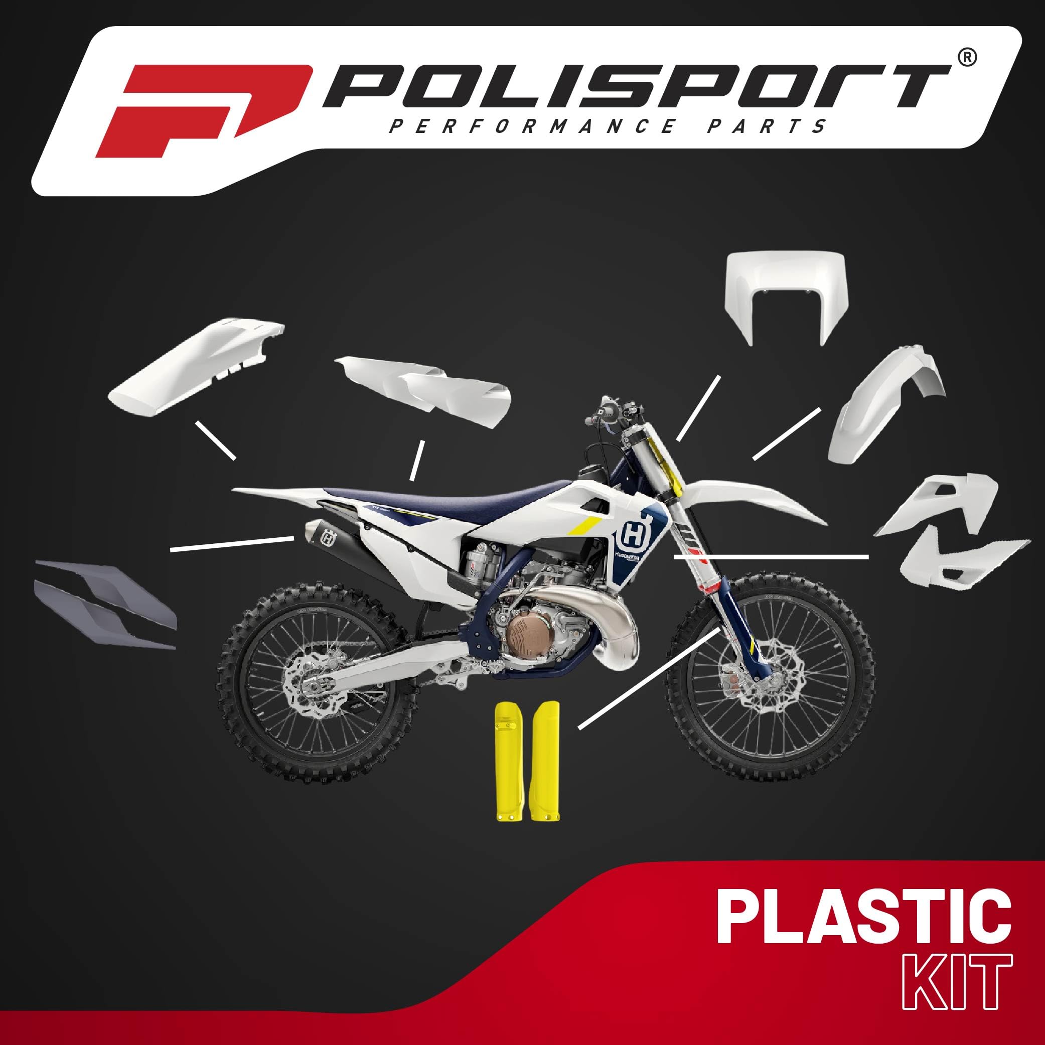 白　ホルスター　白バイ Amazon.com: Polisport Motocross (MX) Replica Plastic Kit for