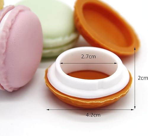 Miniatura 2 de Coolrunner Caja de macarrón gigante de 6 piezas, caja de joyería de macarrón, caja de píldoras linda de macarrón, caja de almacenamiento de joyas de