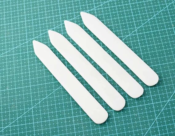 AMTION Genuine Bone Folder Crafts Bone Folder Scoring Folding Creasing Paper Crafting Tool DIY Leather Burnishing Books Cards DIY Folder