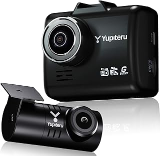 ユピテル 前後2カメラ ドライブレコーダー Y-200R 前後200万画素 Full HD ノイズ対策済 夜間画像補正 SONY製CMOSセンサー STARVIS ™搭載 LED信号対応 専用microSD(16GB)付 3年保証 GPS Gセ...