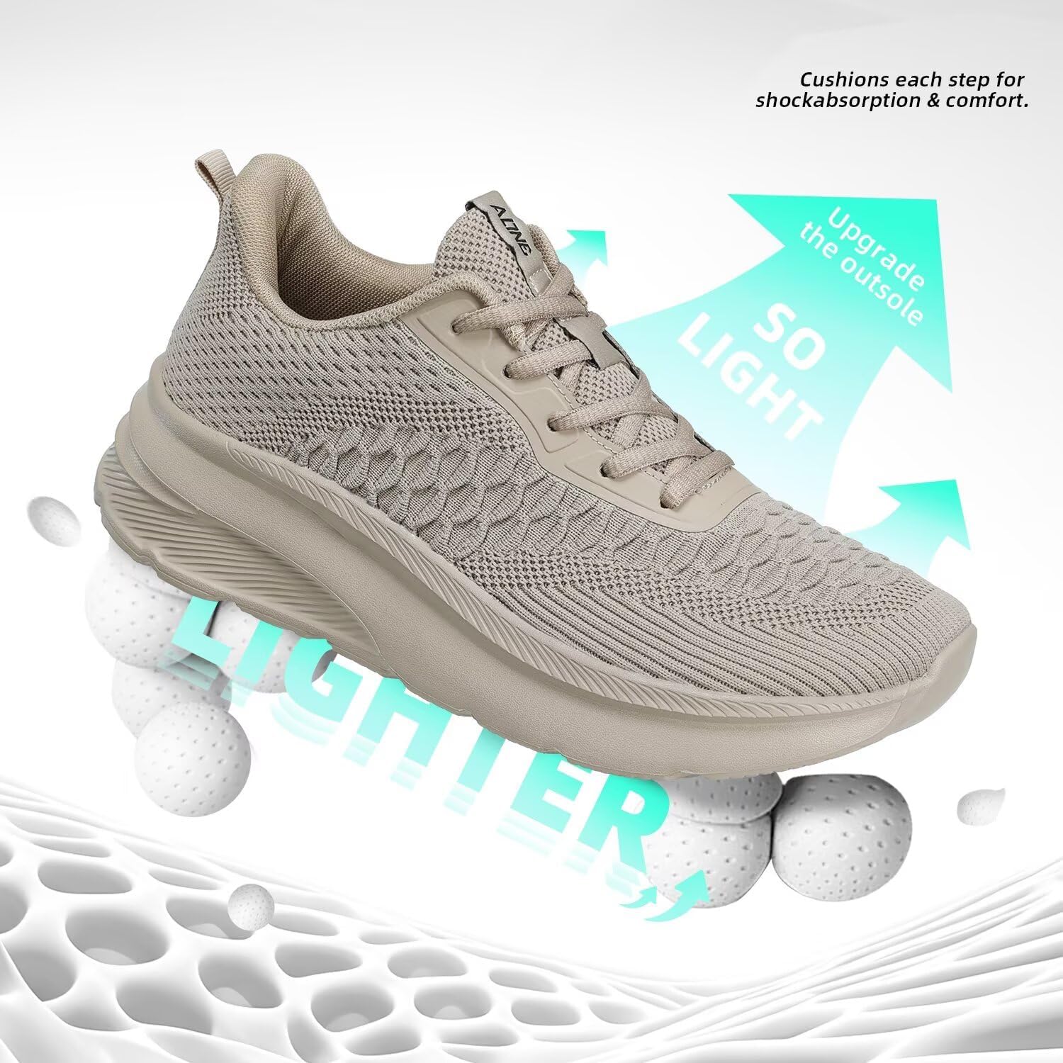 Men's Wide Toe Walking Shoes Casual Trail Running Sneakers Cross-Trainer Tennis Non Slip Athletic Gym Workout Soft Sole - Image 5