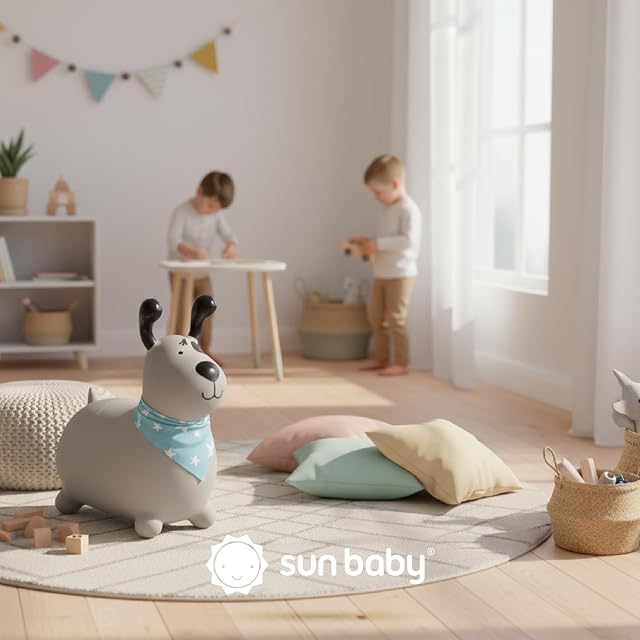 Foto 7 de 8 de SUN BABY Saltador Hinchable para Niños hasta 45 Kg sin BPA, de 1 año