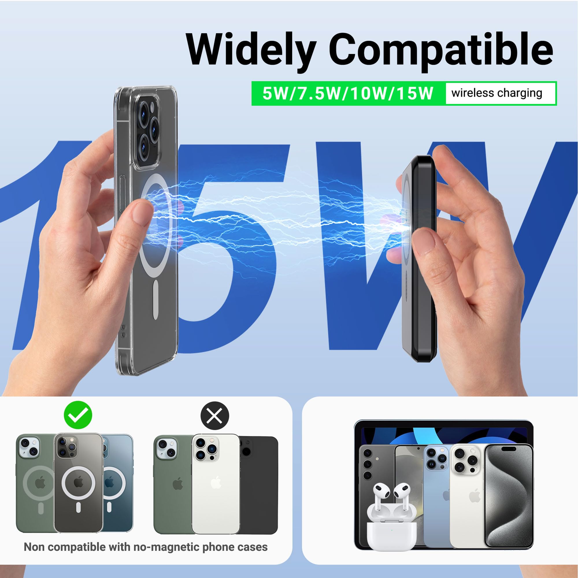 Amazon.com: for Magsafe Battery Pack 10,000mAh, 4 Outputs