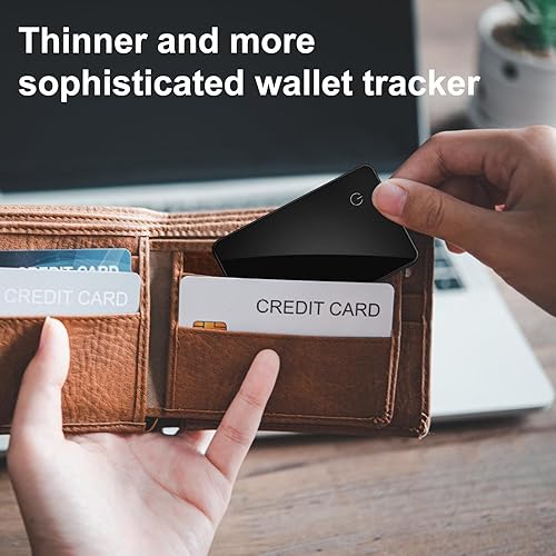 Miniatura 5 de AUDHEID Buscador de billeteras para iOS, localizador Bluetooth para teléfono, equipaje, bolsa impermeable IP67, resistente hasta 2 años de duración