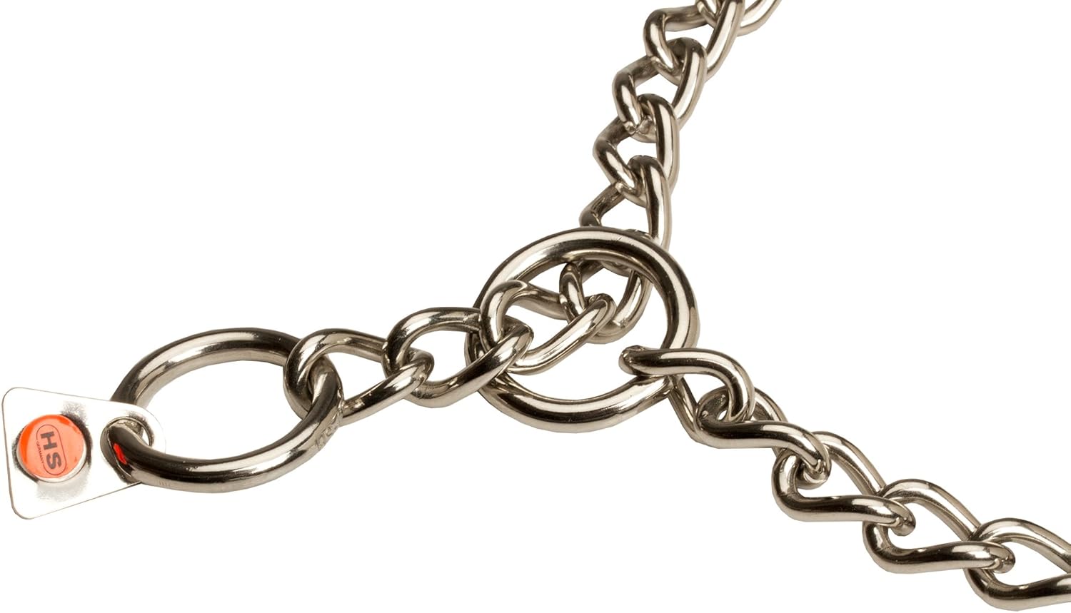 Herm Sprenger Stainless Steel Short Link Chain Collar with Round Chain - 3.0 mm x 20 inches