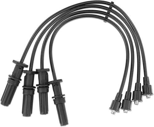 A-Premium Juego de 4 cables de bujía de encendido compatibles con Subaru Impreza 1993 1994 1995 1996 1.8L 2.2L SOHC