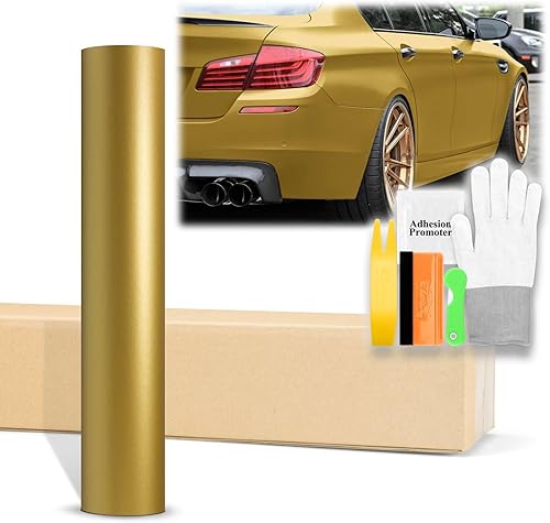 Lámina adhesiva de vinilo mate mate mate de 20 x 60 pulgadas (1.6 x 5 pies), lámina de vinilo de grado profesional, para automóvil, ATV,