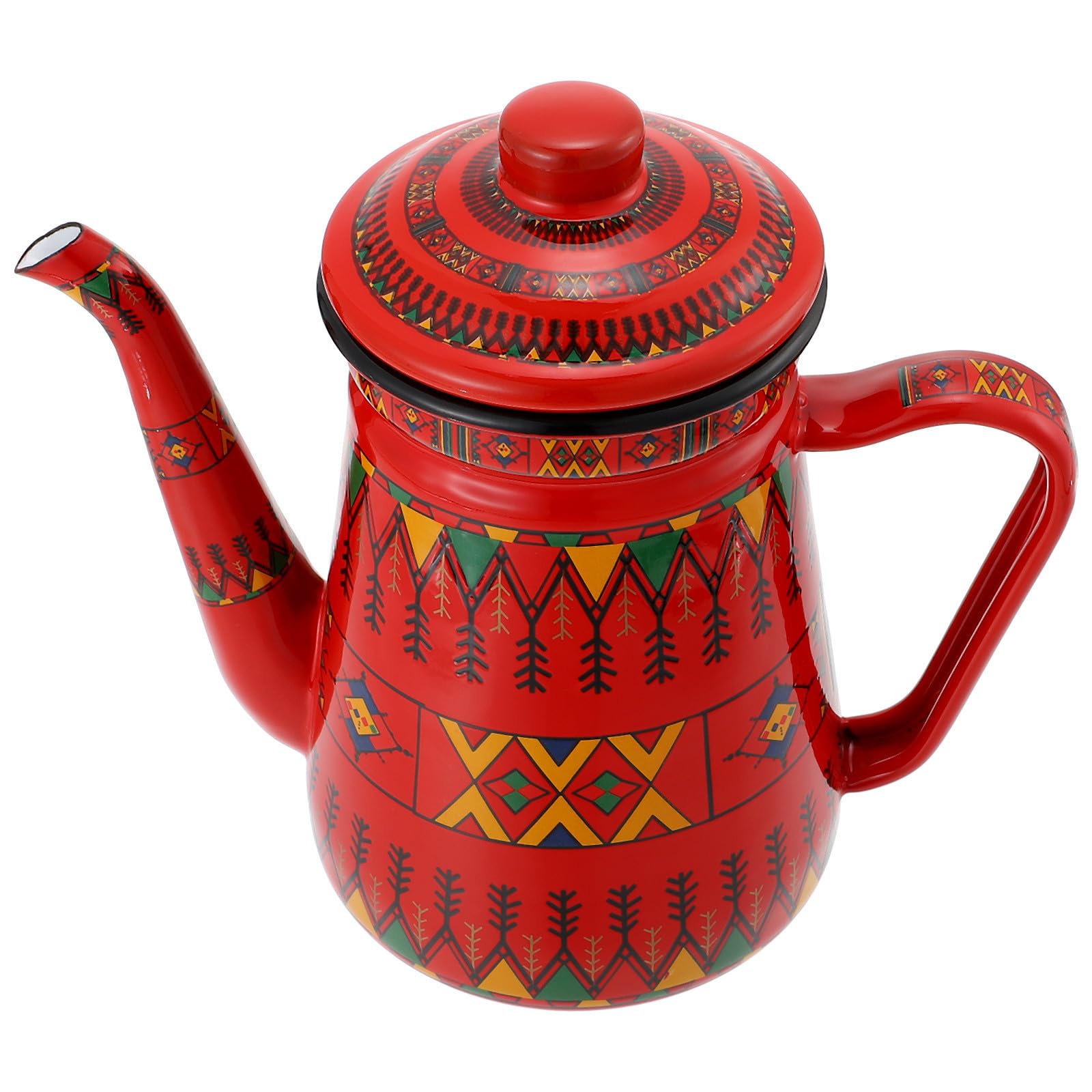 Bollitore Smaltato da Cucina Elegante, Pratico, per Induzione Rosso