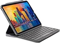 Vista 18 de ZAGG Pro Keys - Funda desmontable y teclado inalámbrico para Apple iPad de 10.2 pulgadas (Gen 9, 8, 7) - Emparejamiento Bluetooth, teclas