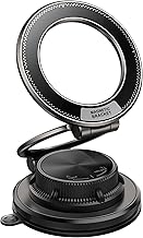 Alviera Car Phone Holder for Magsafe, [108+LBS Strongest Suction & 3000gf Magnetic] 360°Adjustable Phone Mount for iPhone 12 13 14 15 16 17 Pro Max/Pro/Air/Plus, Hands-Free Video/Selfie, Black