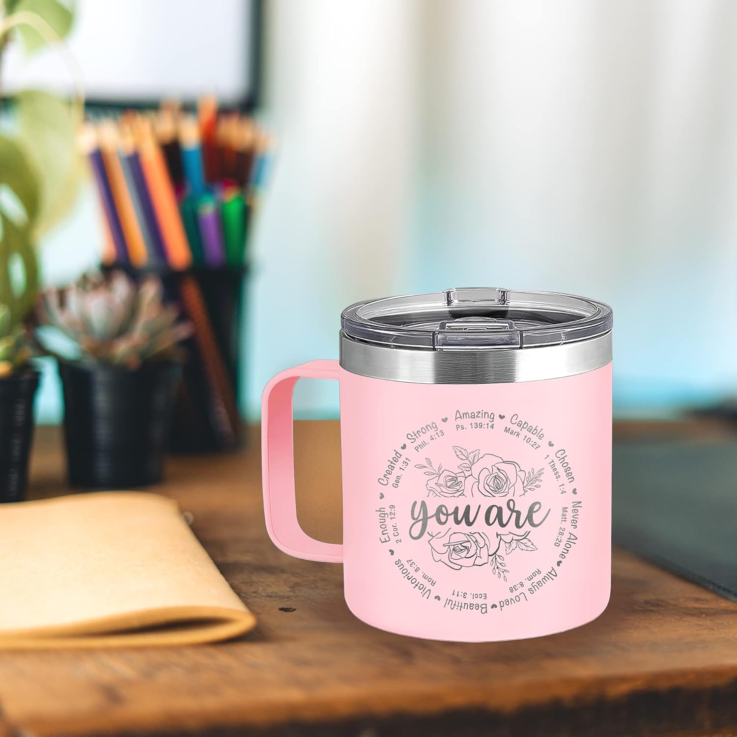 Christian Gifts for Women - Religious Gifts for Women - Birthday Gifts for Mom, Grandma, Sister, Friend, Coworker, Women - Christmas Gifts - Inspirational Spiritual Catholic Gifts Women - 14 Oz Mug - Image 5