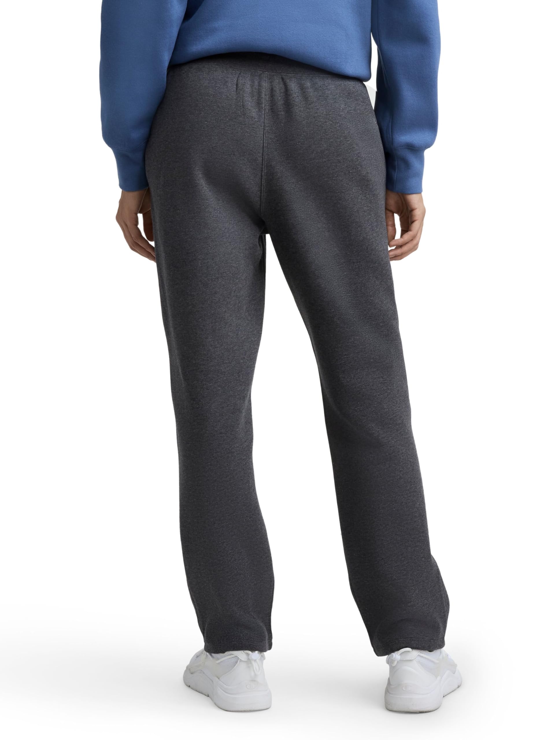 Champion - Pantaloni in Pile con Fondo Aperto, Pantaloni da Tuta Donna