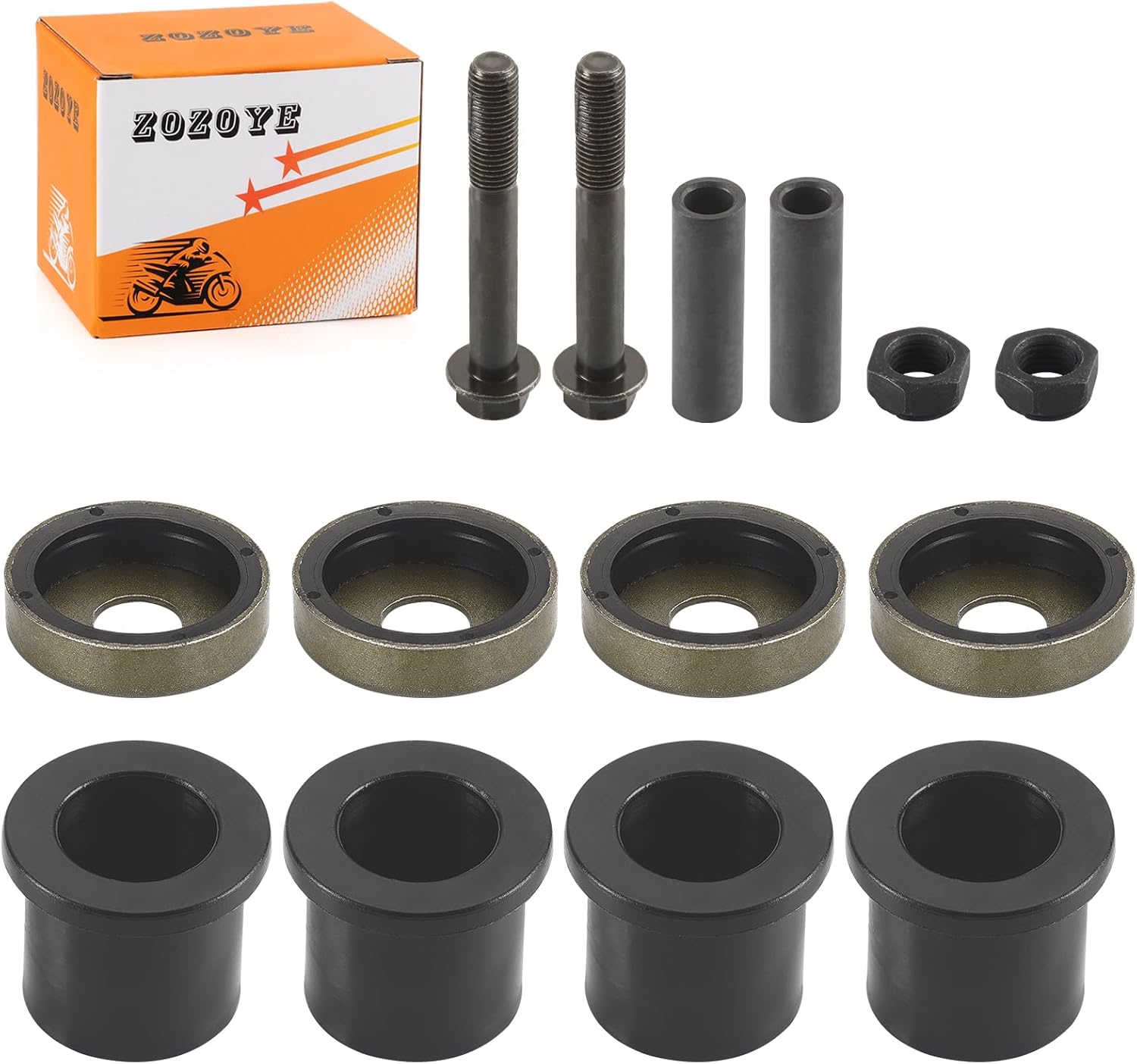 Front A-Arm Bushing Kit for Polaris Phoenix 200 Sawtooth 200 RZR 170 2005-2021