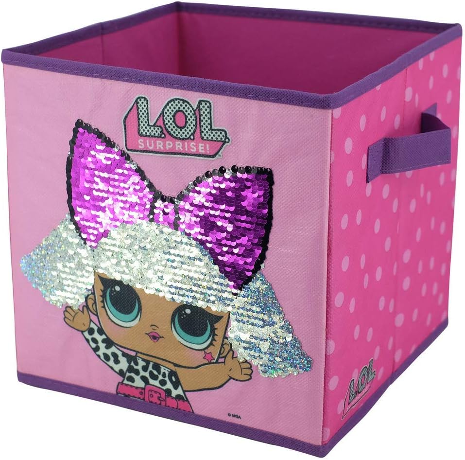 LOL Surprise 5 Piece Storage Setz, Fabric,Pink