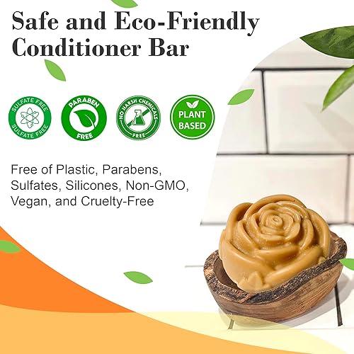 Miniatura 6 de Relaxcation AUTHENTIC - Barra de champú sólido para el crecimiento del cabello, hidrata el cabello, mejora la salud del cuero cabelludo, hecho a