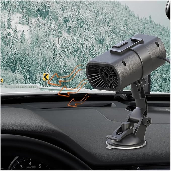 Calefactor Eléctrico Portátil 12V 150W Convector con Protección Térmica miniatura 3