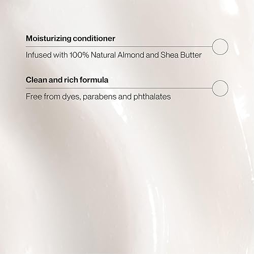 Miniatura 3 de Suave Acondicionador hidratante con almendras y manteca de karité 100% natural, acondiciona y desenreda profundamente el cabello seco y dañado para