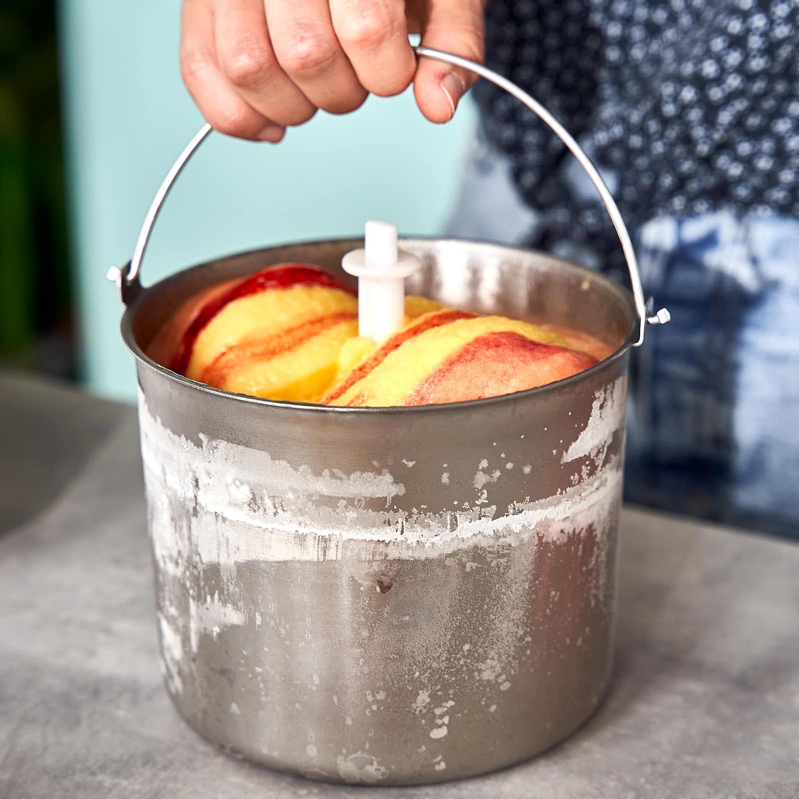 SPRINGLANE Contenitore per gelato in acciaio inox per macchina del gelato, contenitore aggiuntivo (Elisa, 1,5 L)