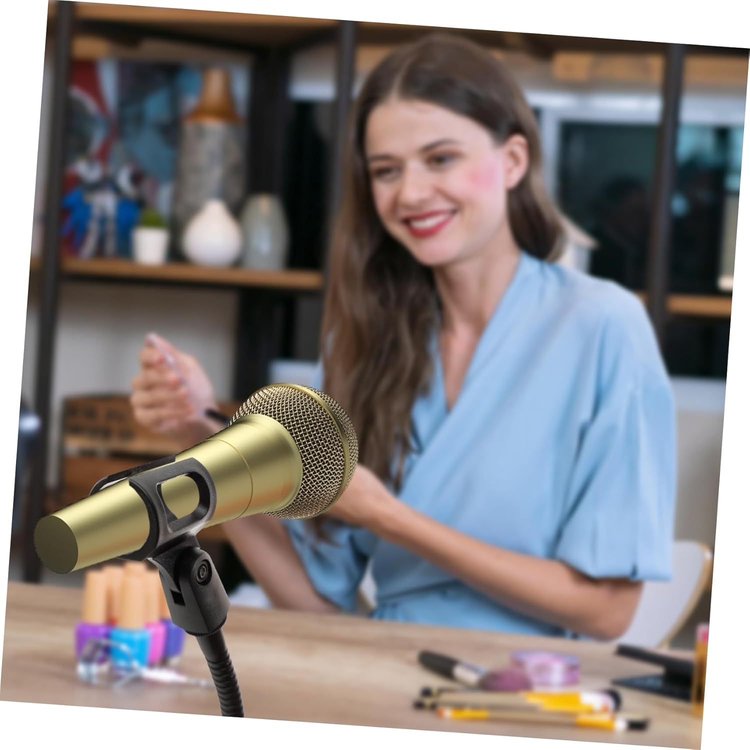 BESPORTBLE 1set Floor Microphone Stand Adjustable Height Mic Tripod for Construction Easy to Install Stable Tripod Base Suitable for Live Performances and Recording