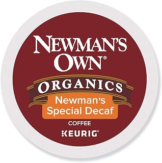 Newman's Own Organics, Newman's Own Special Blend Decaf, K-Cup Portion Pack for Keurig K-Cup Brewers, 24 Count (Pack of 4)