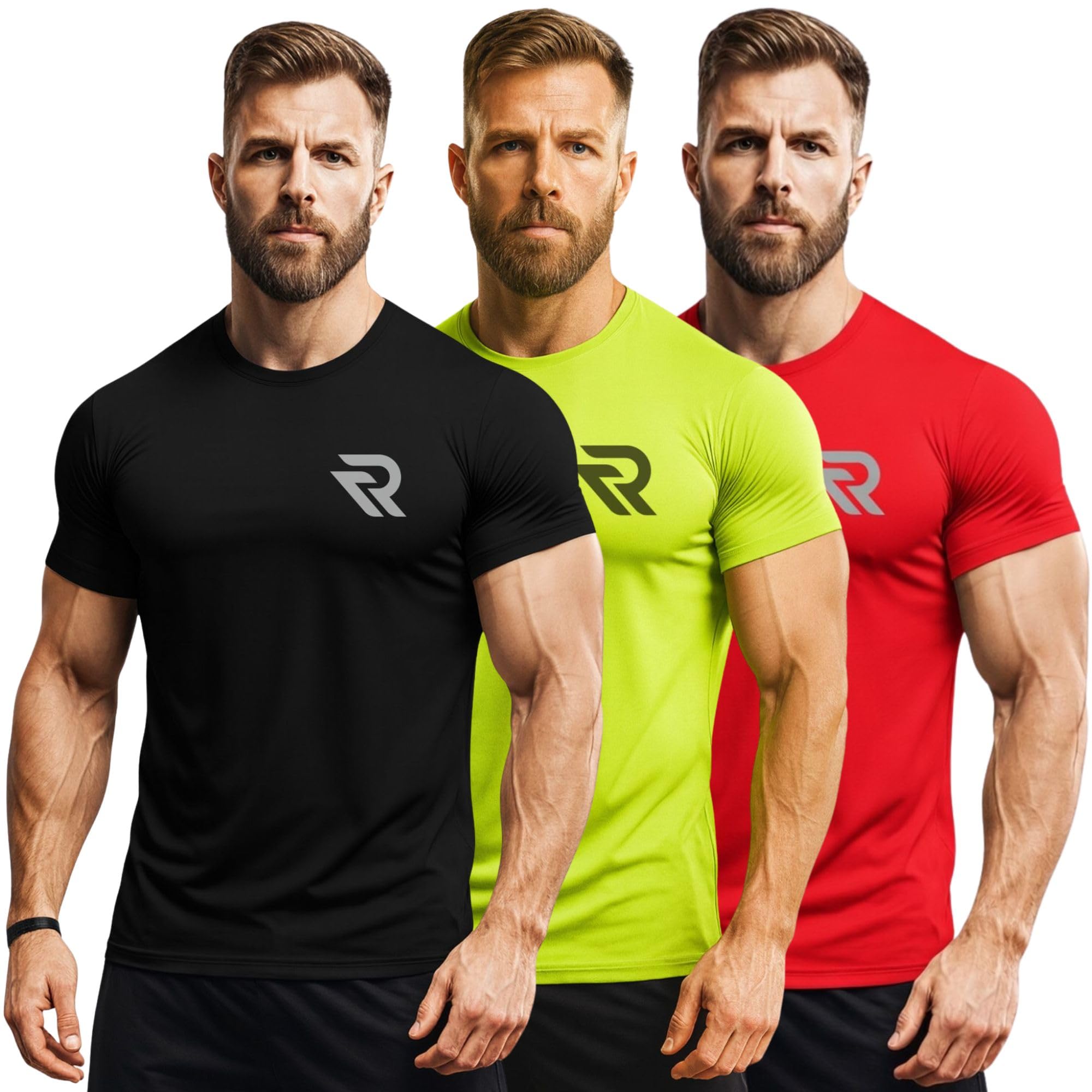 3Colours RGB Polyester T-Shirt - High-Performance, Quick-Dry Sportswear-Run-image-6