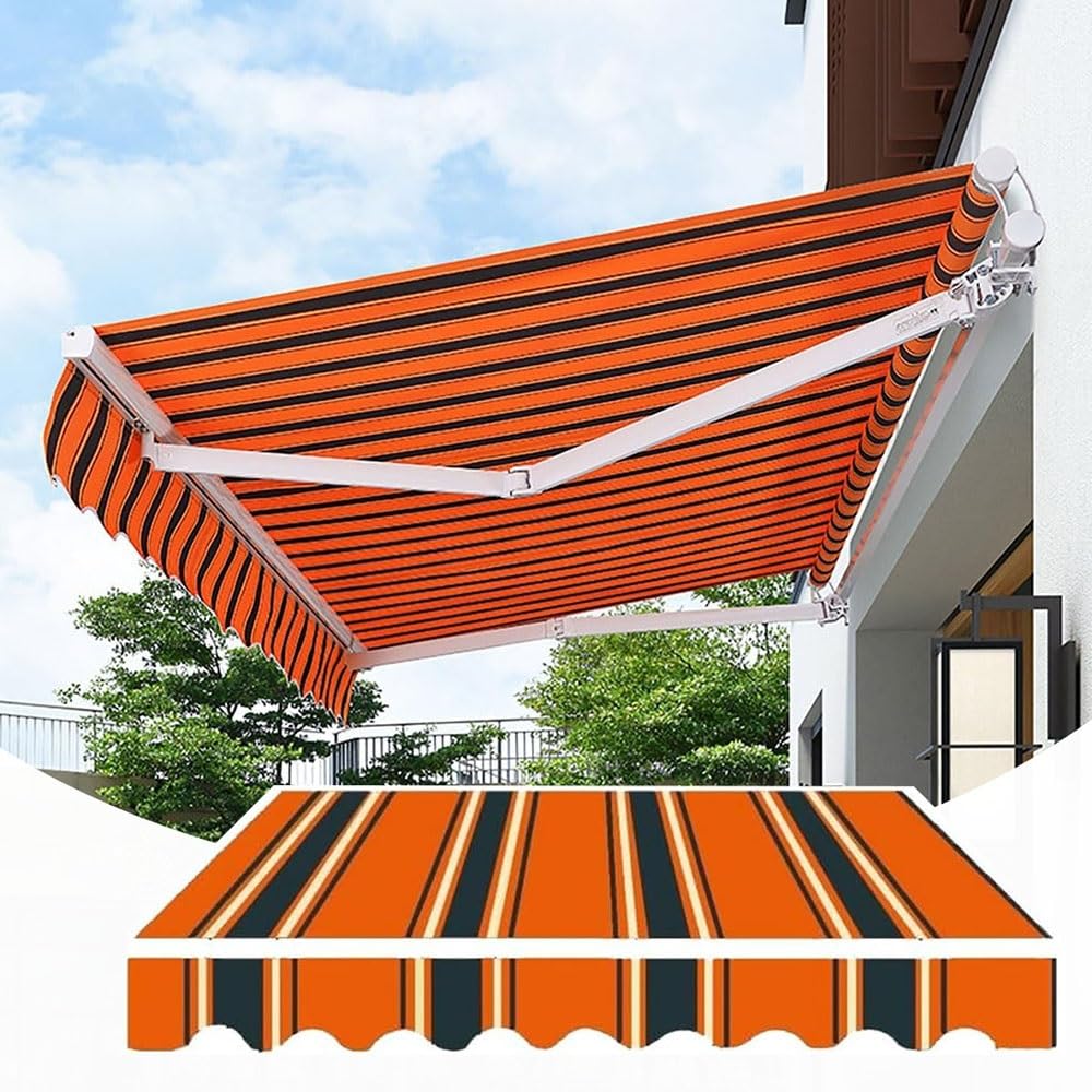 Tissu de rechange pour auvent rétractable 7x3m polyester imperméable