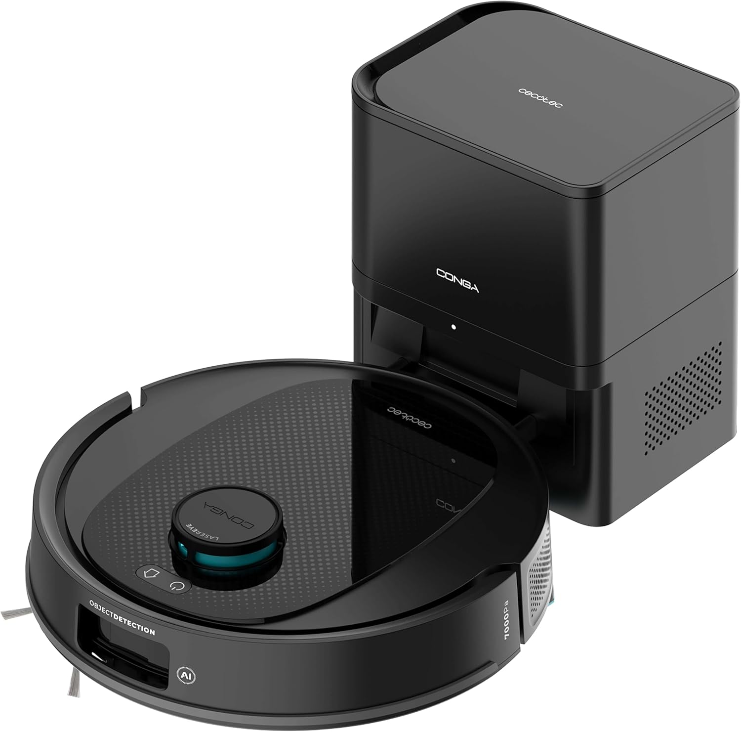 Cecotec Conga Y80 X-Treme Robot Vacuum and Self-Emptying Base